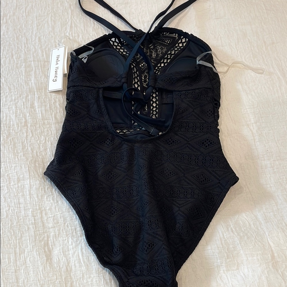 Hula Honey Black One Piece Swimsuit